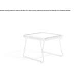 Square garden table made of polyethylene Vineyard