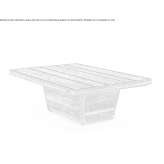 Rectangular garden table made of teak wood Blace