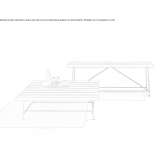 Low iroko coffee table Siran