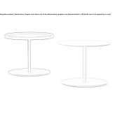 Aluminum coffee table Poehla