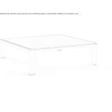 Low square garden table Geilo