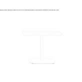 Square garden table Pardilho