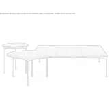 Garden table with lava stone top Pucara