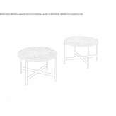 Round coffee table Naas