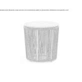 Round rope garden table Legnano