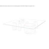 Glass coffee table Soustons
