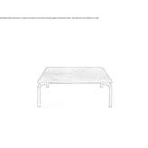 Square garden table Klimovo