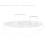Round aluminum garden table Soimus
