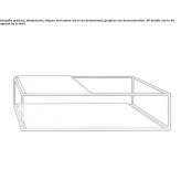Rectangular steel garden table Torrubia