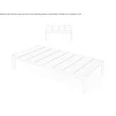 Bamboo garden table Tavoleto