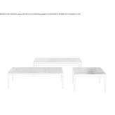 Porcelain stoneware garden table Poptun