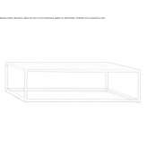 Low square ceramic coffee table Drapia