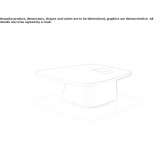Garden table made of polyethylene Texcapa