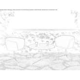 Round steel coffee table Ariza