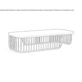 Low aluminum garden table Attard