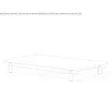Rectangular coffee table Santes