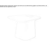 Garden table made of polyethylene Texcapa