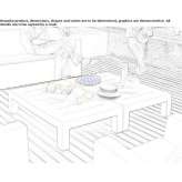 Resin garden table Fannett