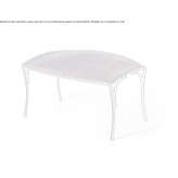 A coffee table handmade from steel and polyethylene threads Puteaux