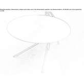 Design a low round bistro side table Palmoli