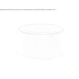 Small round low garden table made of polyethylene Resko
