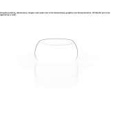 Round polyethylene coffee table with light Resko