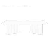 Low rectangular coffee table Tupambae