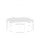 Round wooden coffee table Sparneck