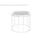 Round wooden coffee table Sparneck