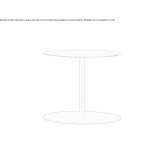 Round steel garden table Strpce