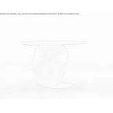 Concrete coffee table Orvinio
