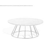 Garden table made of aluminum and wood Sunset