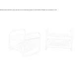 Metal footstool/coffee table Belforte