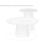 Round garden table Vaureal