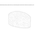 Low coffee table made of polyurethane Joanna