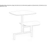 Aluminum garden table Haanrade