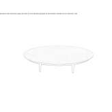 Low ceramic garden table Pilica