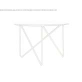Round garden table Marfovka