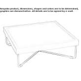 Square coffee table Nicholls