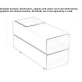 Rectangular coffee table with storage space Nicholls