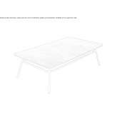 Rectangular garden table Meyreuil