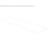 Low rectangular coffee table made of polyurethane Cobreros