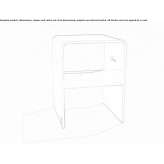 Garden table made of methacrylate Silvis
