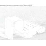 Low square garden table Silvis