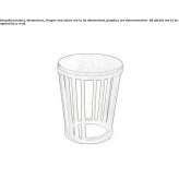 Round coffee table Zorawina