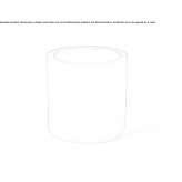 Round plexiglass coffee table with light Hrob
