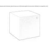 Coffee table/garden pouffe made of polyethylene Hrob