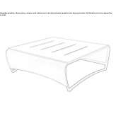 Aluminum garden table Afonino