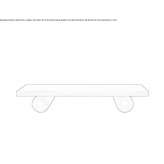 Low rectangular garden table made of Suar wood Kola