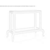 High resin side table Bellus